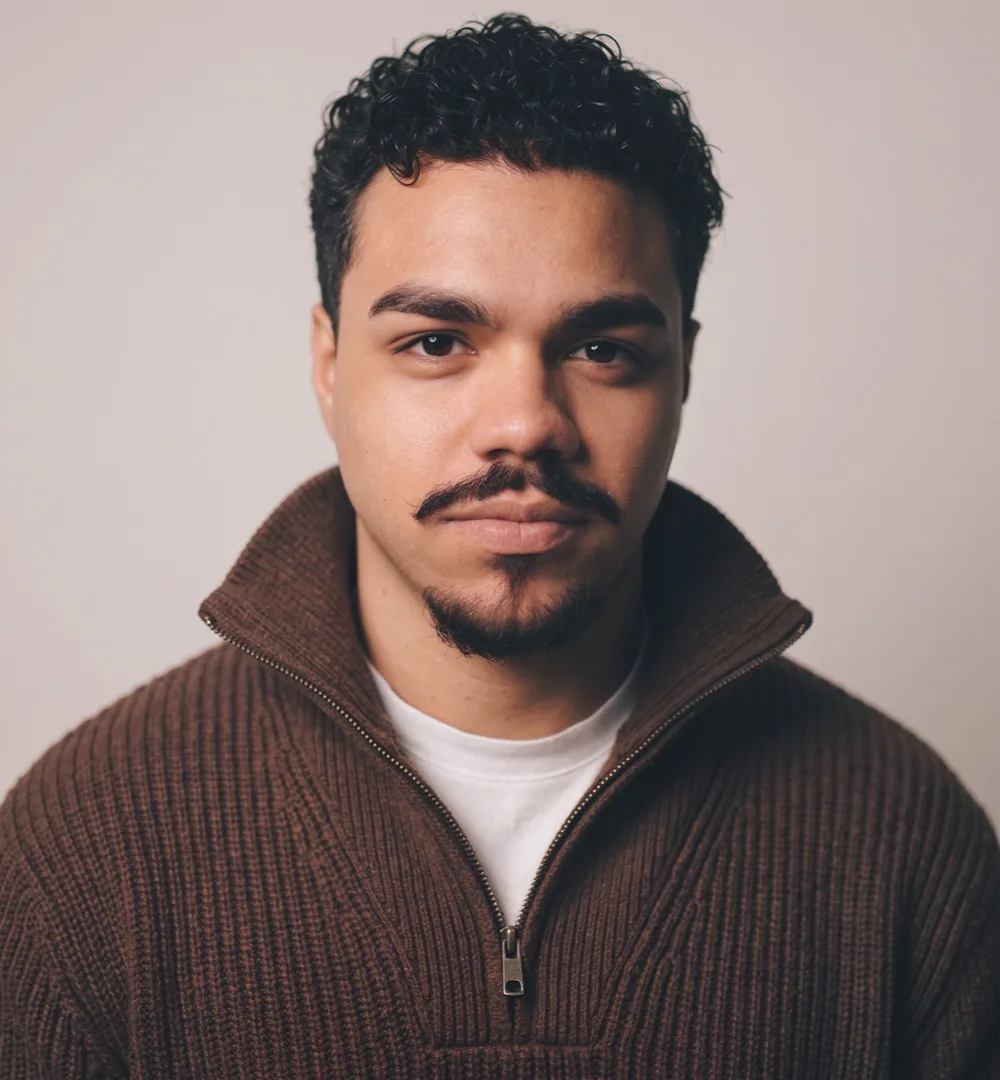 Retrato de Matheus José, fundador do Studio BRAZA